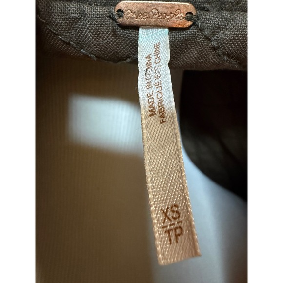 Free People Quilted‎ Tapestry Reversible Paisley Bomber Jacket XS Boho Vintage - Picture 9 of 9